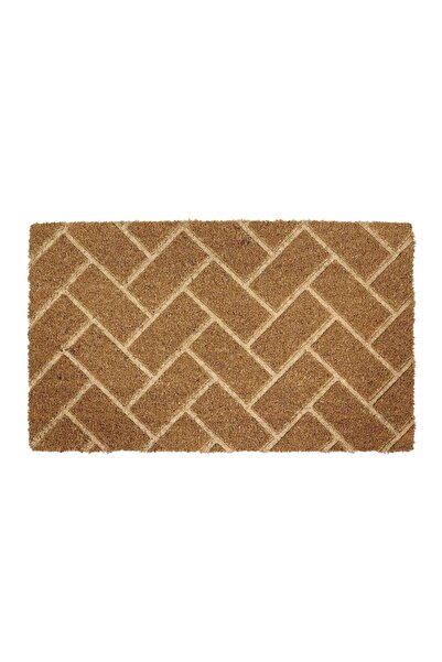 OEM Embossed Coir RT05 indoor/outdoor entrance rug, 45 x 75 cm, coir, brown, ...