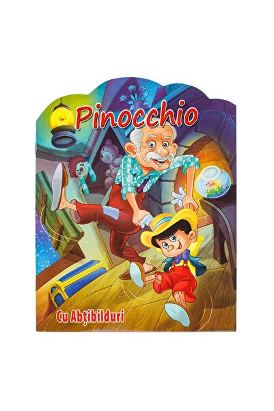 OEM Poveste ”Pinocchio” cu Autocolante 21x28cm - 8F