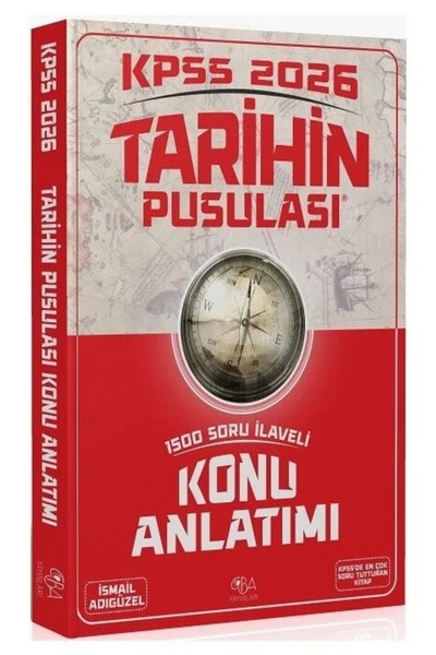 İndeks Akademi Yayıncılık CBA Yayınları 2026 KPSS Tarihin Pusulası Konu Anlat...
