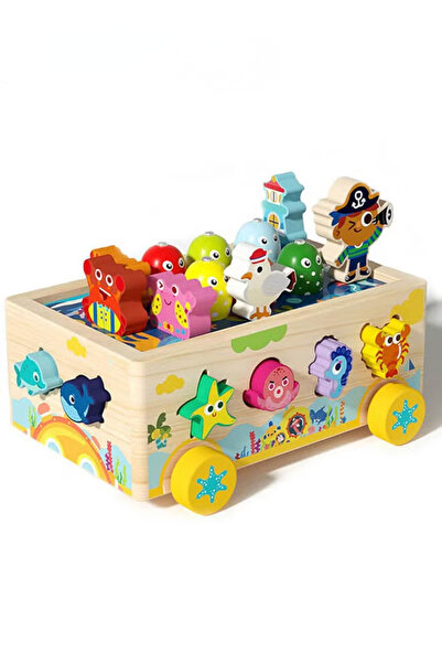 Hibobi Premium Magnetic Fishing & Shape Matching Montessori Toy Box