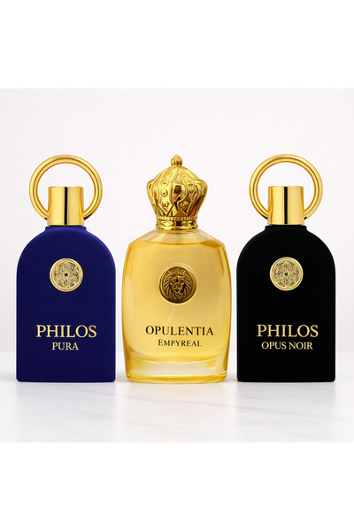 DIVILOO SET OF 3 UNISEX PERFUMES - PHILOS PURA + OPULENTIA EMPYREAL + PHILOS ...