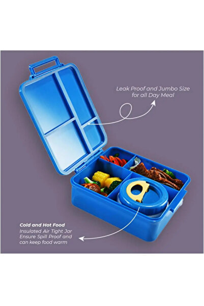Generic علبة غداء بينتو معزولة للأطفال والكبار، وعاء معزول متعدد الاستخدامات ...