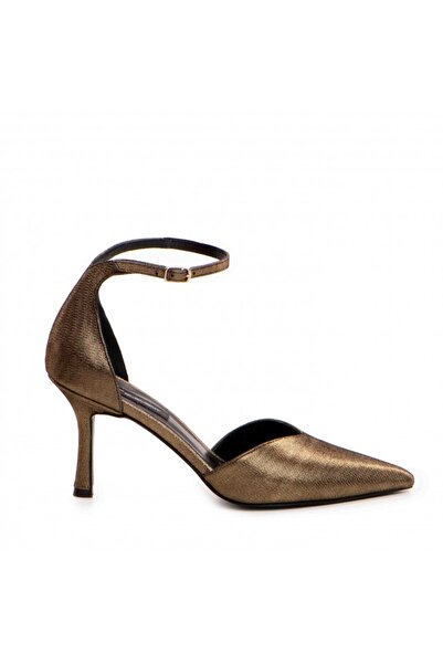 The 5th Element Pantofi stiletto piele naturala Bronz Classy