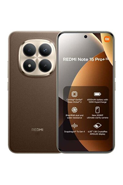 Xiaomi Redmi Note 15 Pro+ 5G Dual SIM+eSIM Mocha Brown 12GB RAM 512GB 5G