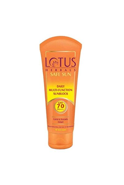 Lotus Safe Sun Daily Multi-Function Sun Block PA+++ SPF 70 60g, Facial Sunscreen