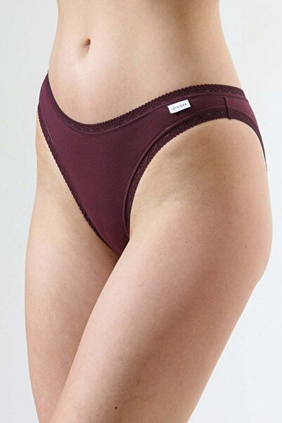 Piera Set of 3 classic burgundy panties CECILIA S1796