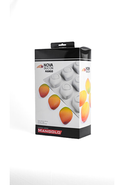 NOVA SİLİKON Silicone 9-Cavity Mango Cake Mold