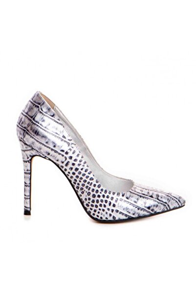The 5th Element Silver genuine leather stiletto shoes