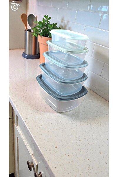 Storeway STORAGE CONTAINERS 5 PCS -PLASTIC