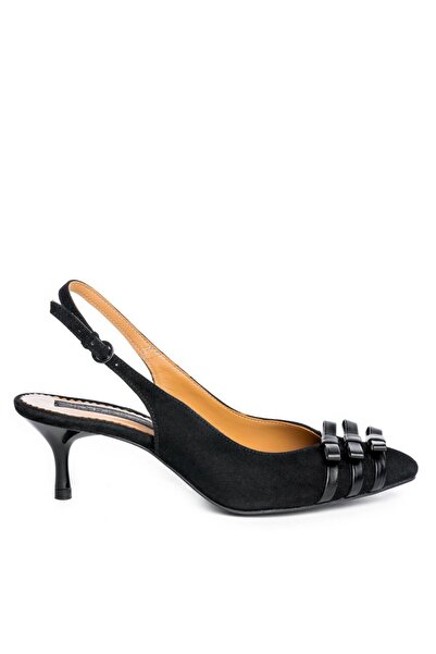 The 5th Element Pantofi stiletto piele naturala Negru Kate