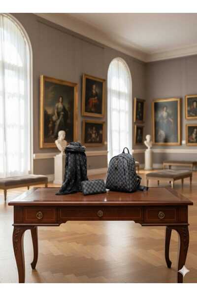 w white stars sports & wear Women-Girls Patterned 3-Piece Set (Backpack+Walle...