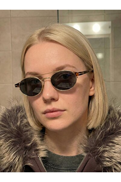 funeyes Beckham Leopard Frame Premium Glasses with Gold Accessories