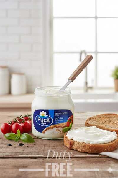 Puck Organic Glass Jar Cream Cheese 500gr