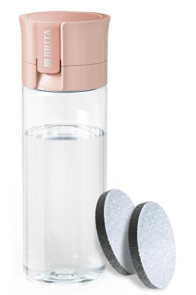 Other BRITA Vital filter bottle 0.6 l peach + 2 MicroDisc filters