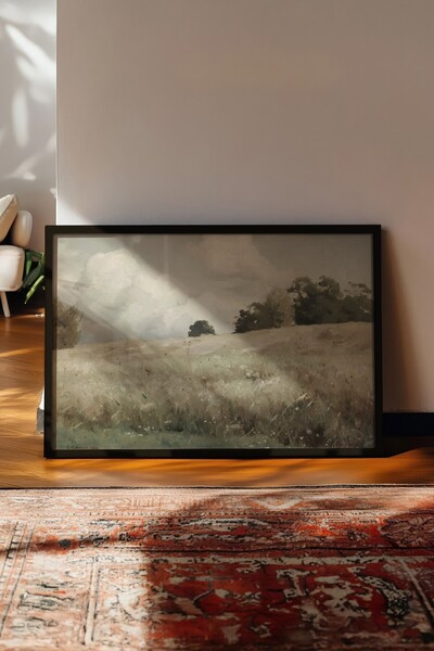 Postifull Vintage slika, poster u crnoj ramovini, vintage zidni dekor