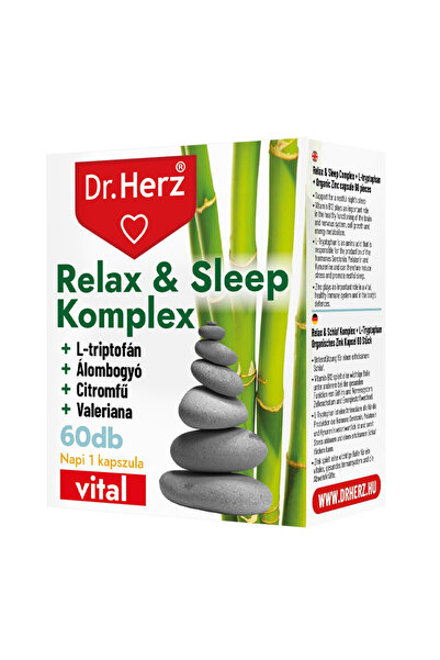 Dr Herz Capsule Complex relaxare si somn odihnitor cu L-triptofan si valerian...