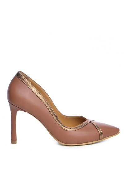 The 5th Element Camel Melanie natural leather stiletto shoes