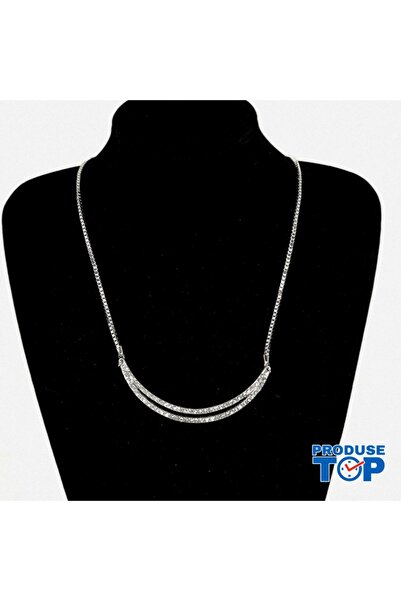 Produse.Top Colier cu pandantiv Semilună din Argint pentru Femei