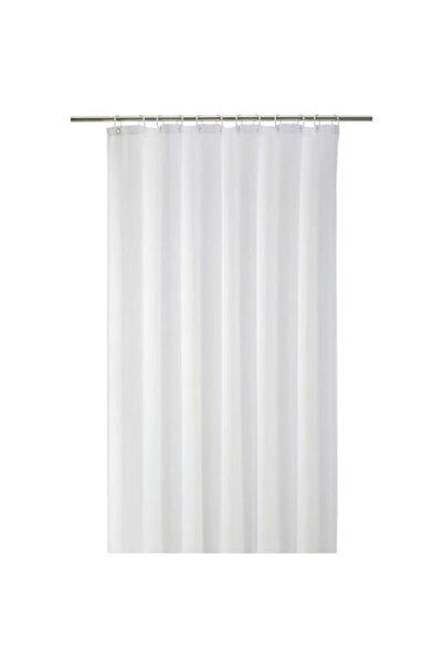 OEM Perdea de duș, E EFRALL, albă, material textil texturat tip waffle - moal...
