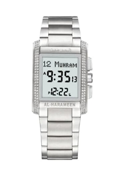 AL-HARAMEEN Al Haramain Diamond Classic Watch HA-6210, Crystal-Studded, Doubl...