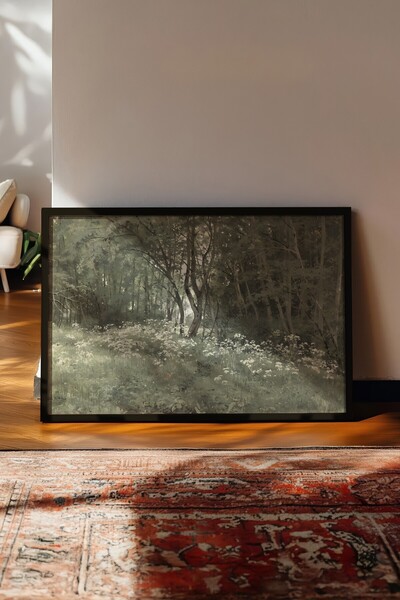 Postifull Tablou vintage, poster cu cadru negru, decor de perete vintage