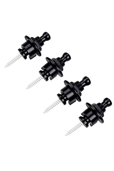 Choice8 Black 4 PCS Guitar Strap Butt Pins 1/2PCS 3 Color For Choose Premium ...