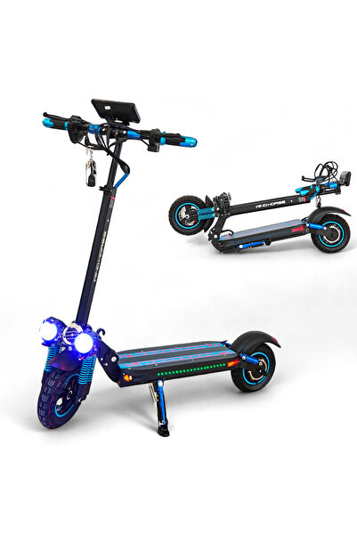 Wind Horse سكوتر كهربائي قابل للطي، محرك بقوة 1200 واط، بطارية 48 فولت 13 أمب...