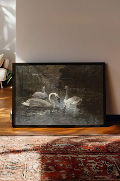 Postifull Vintage slika, poster u crnoj ramovini, vintage zidni dekor