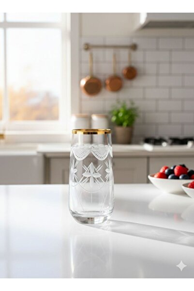 GenelTedarik LAV 3'lü Bardak Seti-Su Ve Meşrubat Bardağı Takımı-480cc 3'lü Ca...