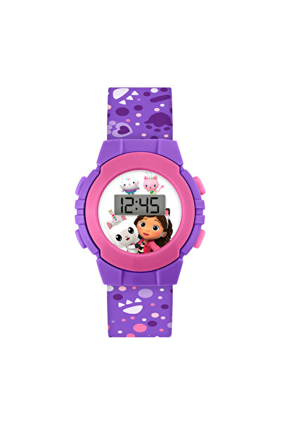 Gabby's Dollhouse Purple Digital Watch