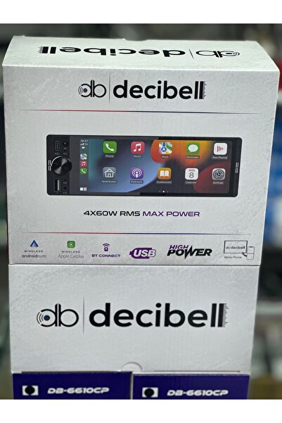 WAAWSTAR DECIBELL DB-6610CP EKRANLI DOKUNMATIK BT TEYP