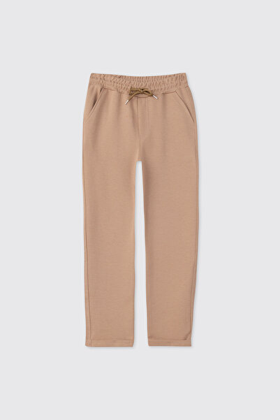 Panço Erkek Çocuk Kahve Örme Pantolon