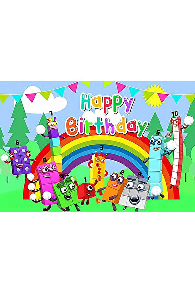 Choice قطعة واحدة من خلفية مكعبات بناء الأرقام، لوازم حفلات أعياد الميلاد، زي...