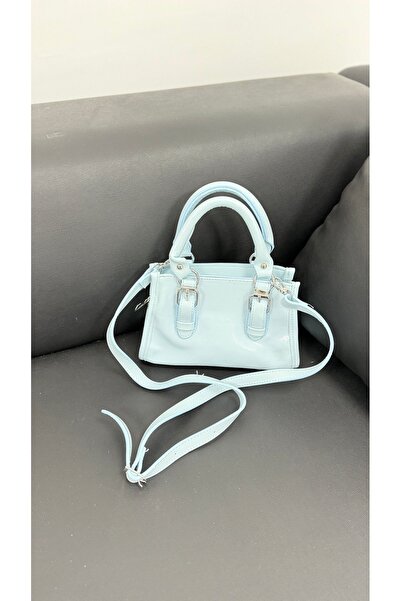 Elvan Güven Mavi Kadın Mini El ve Omuz Çantası – Çapraz Askılı Şık Günlük Çanta