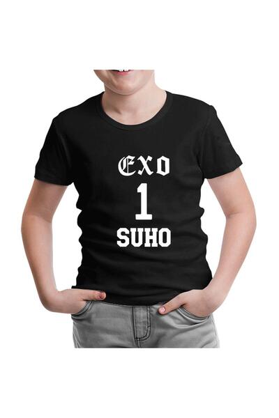 Lord T-Shirt إكسو - تي شيرت سوهو الأسود للأطفال