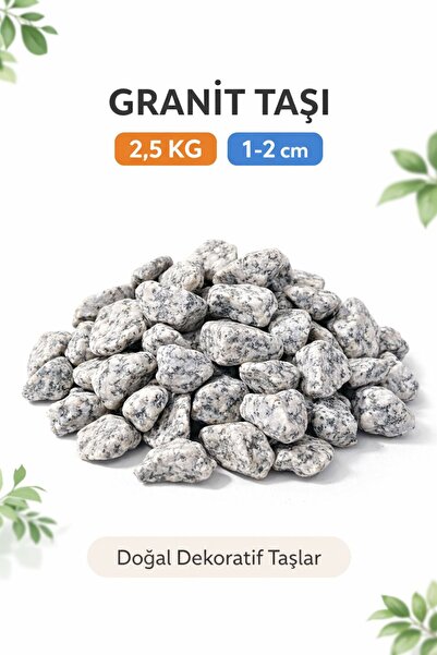 MF Botanik Gri Granit Taşı 1-2 Cm 2,5 Kg