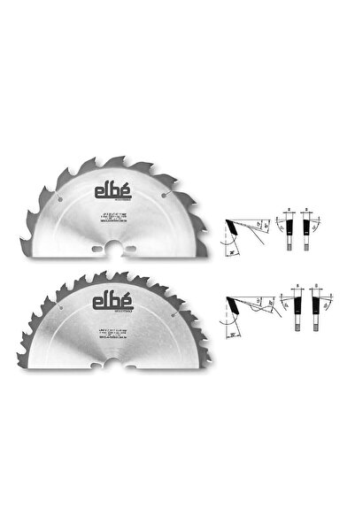 ELBE Λεπίδα κυκλικού πριονιού με επιμετάλλωση CMS και εναλλακτικό ακόνισμα 26...