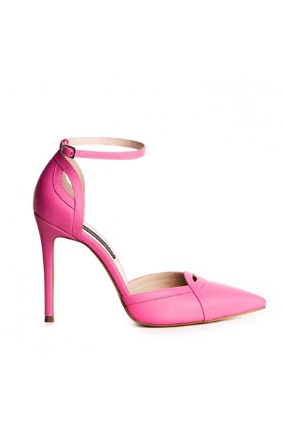 The 5th Element Ashanti Pink genuine leather stiletto shoes