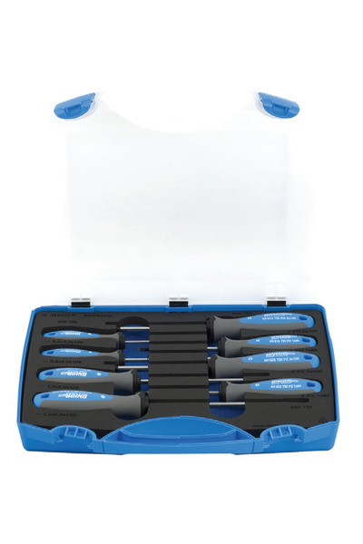 Unior 607PB8TBI Σετ κατσαβιδιών συνδυασμού, λαβή τριών υλικών TBI, επιχρωμιωμ...