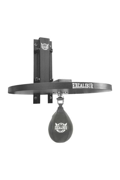 Excalibur Punching Ball Set Height Adjustable Black