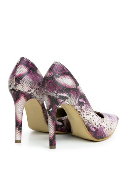 The 5th Element Pantofi stiletto piele naturala Fucsia Cut