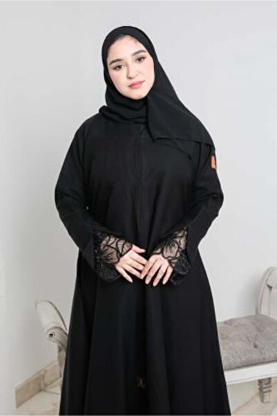 afafiabaya عباية سوداء فاخرة