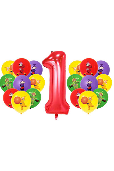 Miniso بالونات من 1 إلى 19 قطعة، زينة حفلات أعياد ميلاد الأطفال من تيليتابيز،...