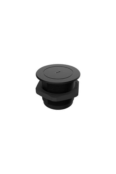 metalline ® Circular-Line Modüler Hızlı Şarj Kutusu USB-C-Siyah