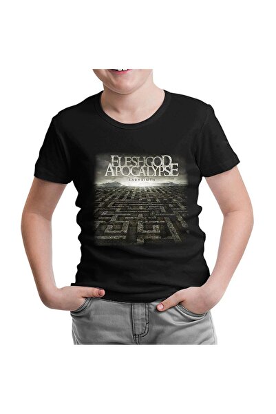 Lord T-Shirt Fleshgod Apocalypse - Labyrinth Black Kids Tshirt