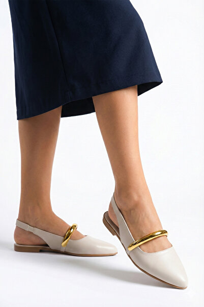 StWenn Blunt Toe Two Buckle Women's Ballerina Comfortable Daily & Stylish Shoes