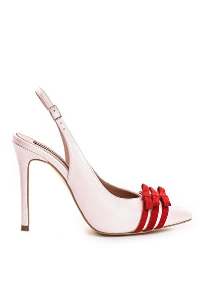 The 5th Element Kate Pink genuine leather stiletto shoes