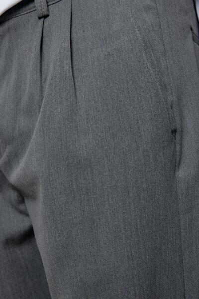 NOMARC Anthracite Gst Fabric Baggy Trousers