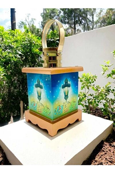 dehkah Ramadan lantern, battery-operated light bulb, size 30*15*15