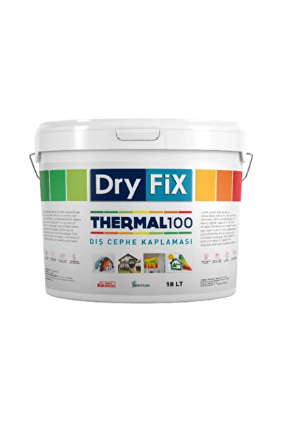 Dryfix Termal Boya Termal 100 Isı Yalıtım Kaplaması 18 lt Beyaz